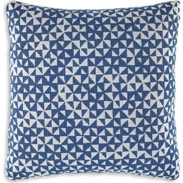 Jaycott Next-Gen Nuvella Pillow In Blue and White