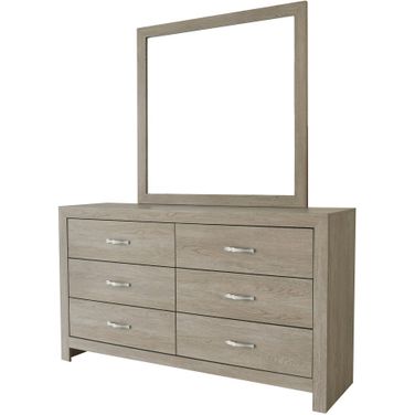 Jaylen Dresser Mirror In Limed Oak