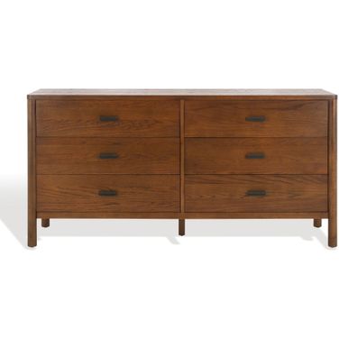 Jaylessa Wood Dresser In Medium Oak