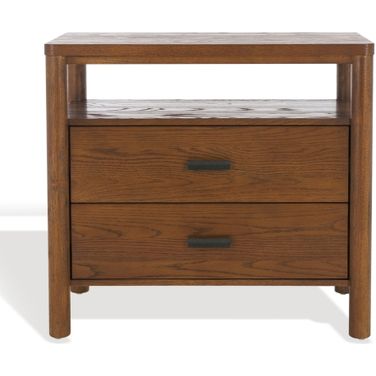 Jaylessa Wood Nightstand In Medium Oak