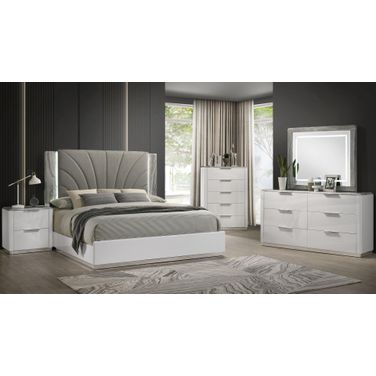 Jazz Bedroom Set In White