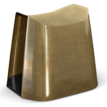 JC Modern Hammersmith Stool In Satin Brass