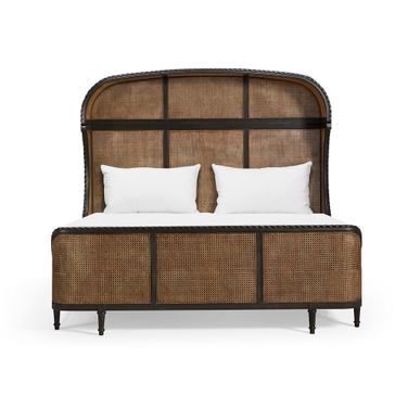 JC Traditional Tangiers King Shelter Bed In Ebonized Oak