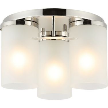 Jeffra Flush Mount in Nickel