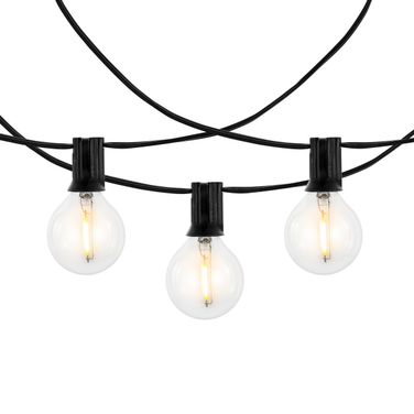 Jenica Led Outdoor String Lights in Black