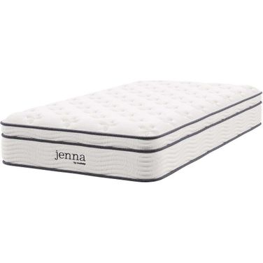 Jenna 10 Inch Innerspring And Foam Twin Xl Mattress In White