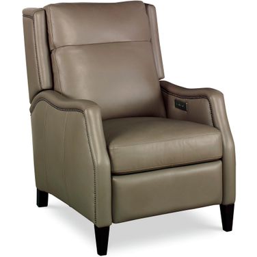 Jenna Electric Recliner In Brown and Gray