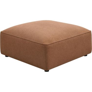 Jennifer Upholstered Ottoman Terracotta