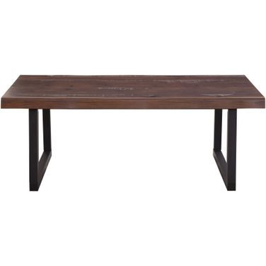 Jennings Live Edge Cocktail Table In Brown