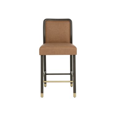 Jeno Counter Stool In Milliken Cognac
