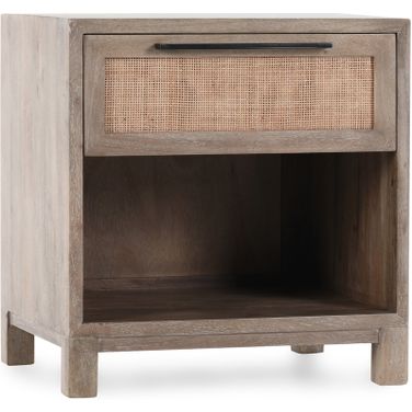 Jensen 1 Drawer Nightstand In Taupe