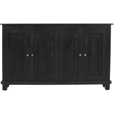 Jensen 4-Door Sideboard In Dark Charcoal by Moti | 1StopBedrooms