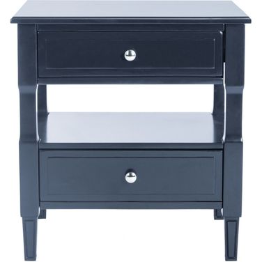 Jenson Navy 2-Drawer Nightstand