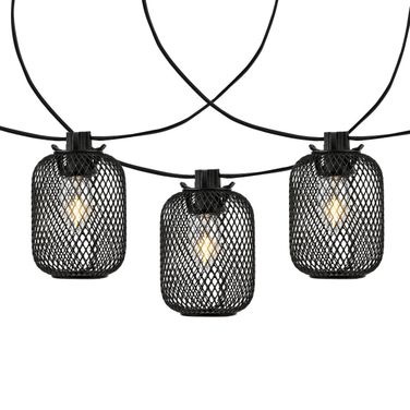 Jepsen Led Outdoor String Lights in Black