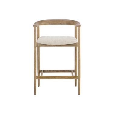 Jeremy Counter Stool In Weathered Oak and Dove Cream