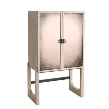 Jermaine Cocktail Cabinet In Antiqued Amber