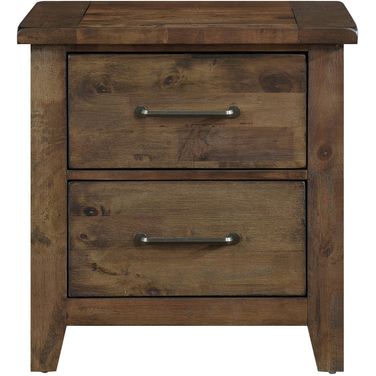 Jerrick Burnished Nightstand