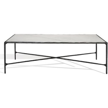 Jessa Rectangle Coffee Table In Black and White