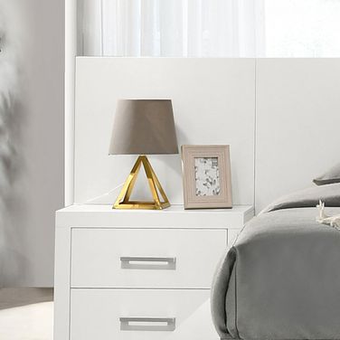 Jessica Nightstand Panels White Set of 2