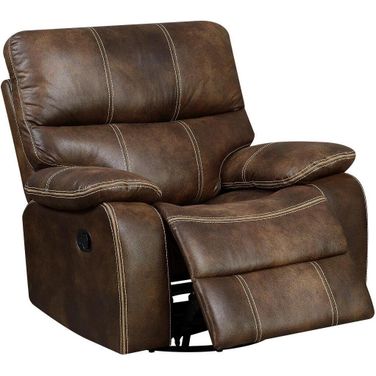 Jessie James Swivel Gliding Recliner In Chocolate Brown