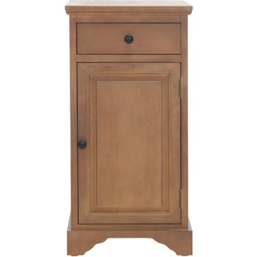 Jett Washed Natural Pine Storage Cabinet