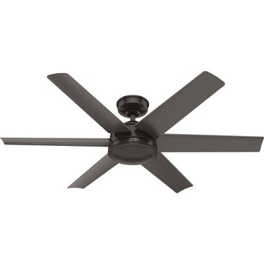 Jetty 52 Inch WeatherMax Indoor/Outdoor Ceiling Fan and Wall Control In Noble Bronze