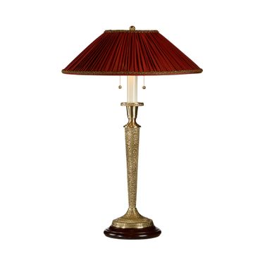Jeweler's Hammer Lamp In Gold and Red