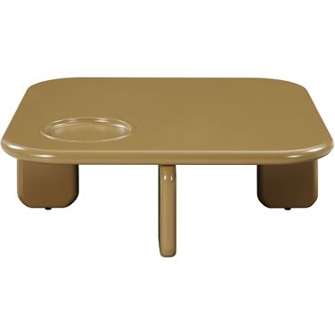 Joane Coffee Table In Yellowish Brown and Light Gray