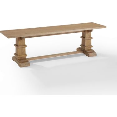 Joanna Dining Bench In Rustic Brown
