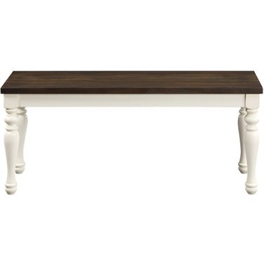 Joanna Dining Bench In White