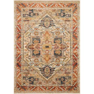 Jocelyn Sand/Multi 1'6" x 1'6" Rug