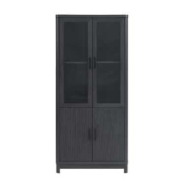 Jodie Bookcase In Charcoal Grey