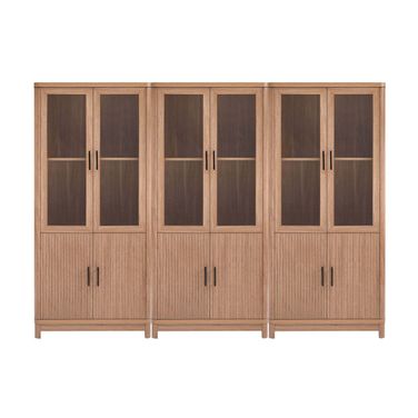 Jodie Bookcase Set of 3 In Maple