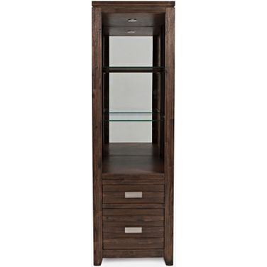 Altamonte 22 Inch Pier Bookcase In Walnut