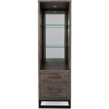East Hampton Pier Bookcase In Distressed Grey