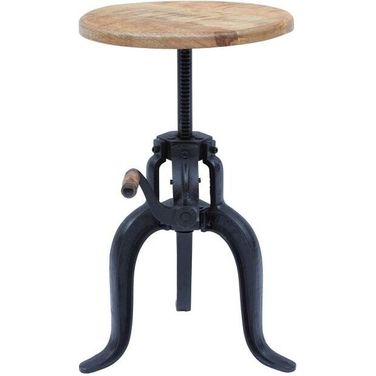 Global Archive Crank Table In Black and Natural