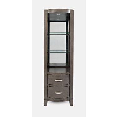 Scarsdale 22 Inch Pier Bookcase In Grey
