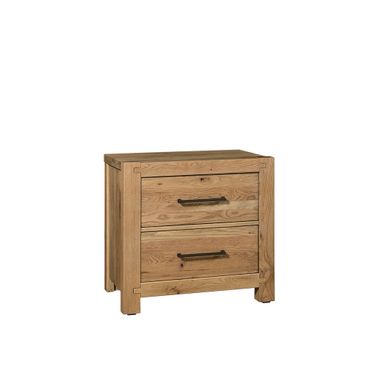 Joinery 2 Drawer Nightstand In Natural Oak