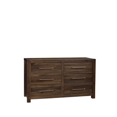 Joinery 6 Drawer Dresser In Espresso Oak