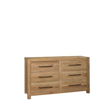 Joinery 6 Drawer Dresser In Natural Oak
