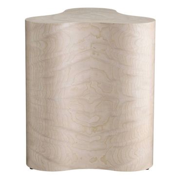 Jojo Accent Table In Light Beige Burl