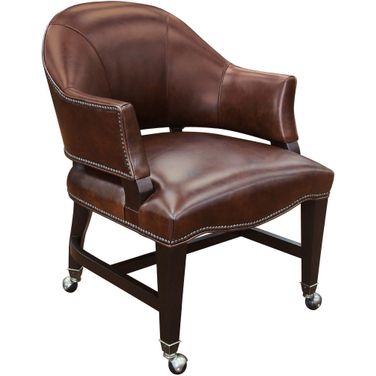 CC Joker Brown Leather Game Chair