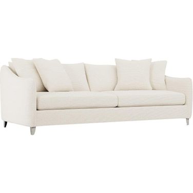 Joli Boucle Fabric Sofa In Cream