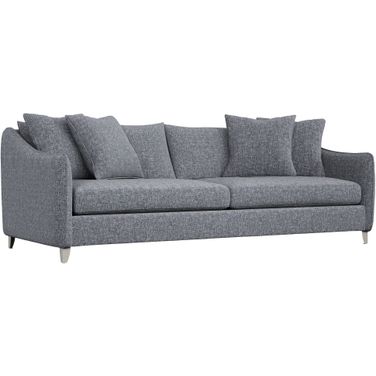 Joli Chenille Fabric Sofa In Grey