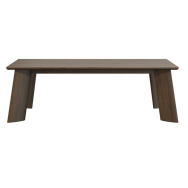 Jonan Solid Mango Wood Rectangular Dining Table In Brown