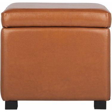Jonathan Black and Saddle Flip Top Ottoman