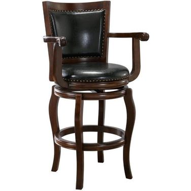 Jones 29 Inch Swivel Bar Stool In Cappuccino