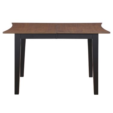 Joplin 50-62 Inch Dining Table with 12 Inch Leaf In Brown