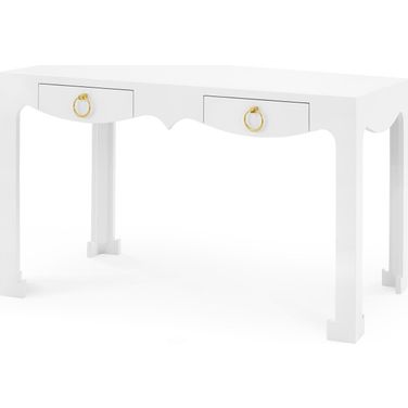 Jordan Console/Desk In Chiffon White