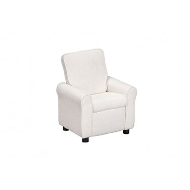 Jordan Kids Recliner In Wooly White